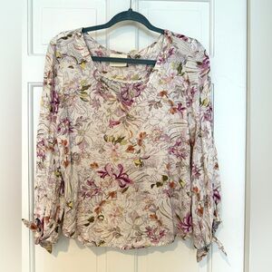 Anthropologie Maeve Floral Blouse